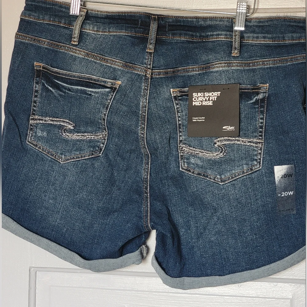 Silver Jeans Suki Mid Rise Blue Denim Jeans